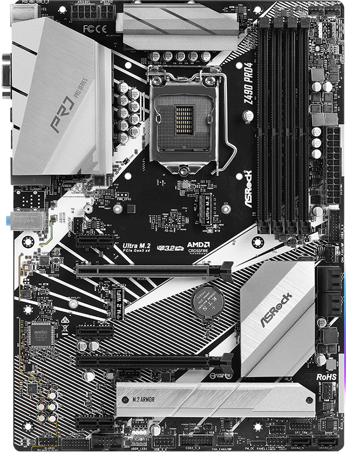 Asrock z490 pro4 совместимость процессоров